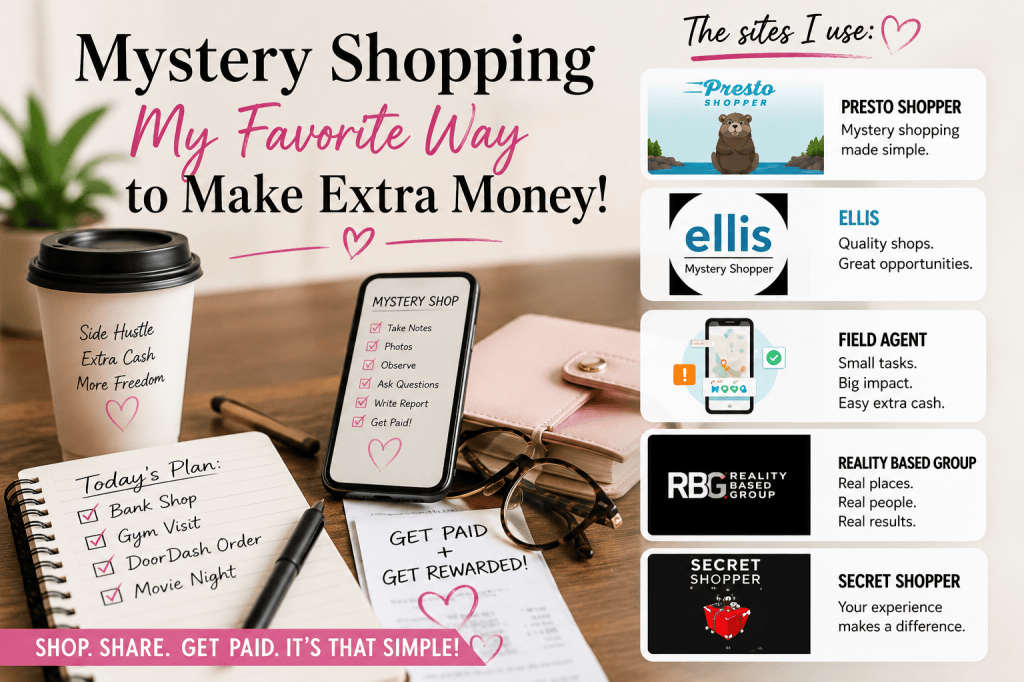 How I’m Using Mystery Shopping to Make Extra Money
